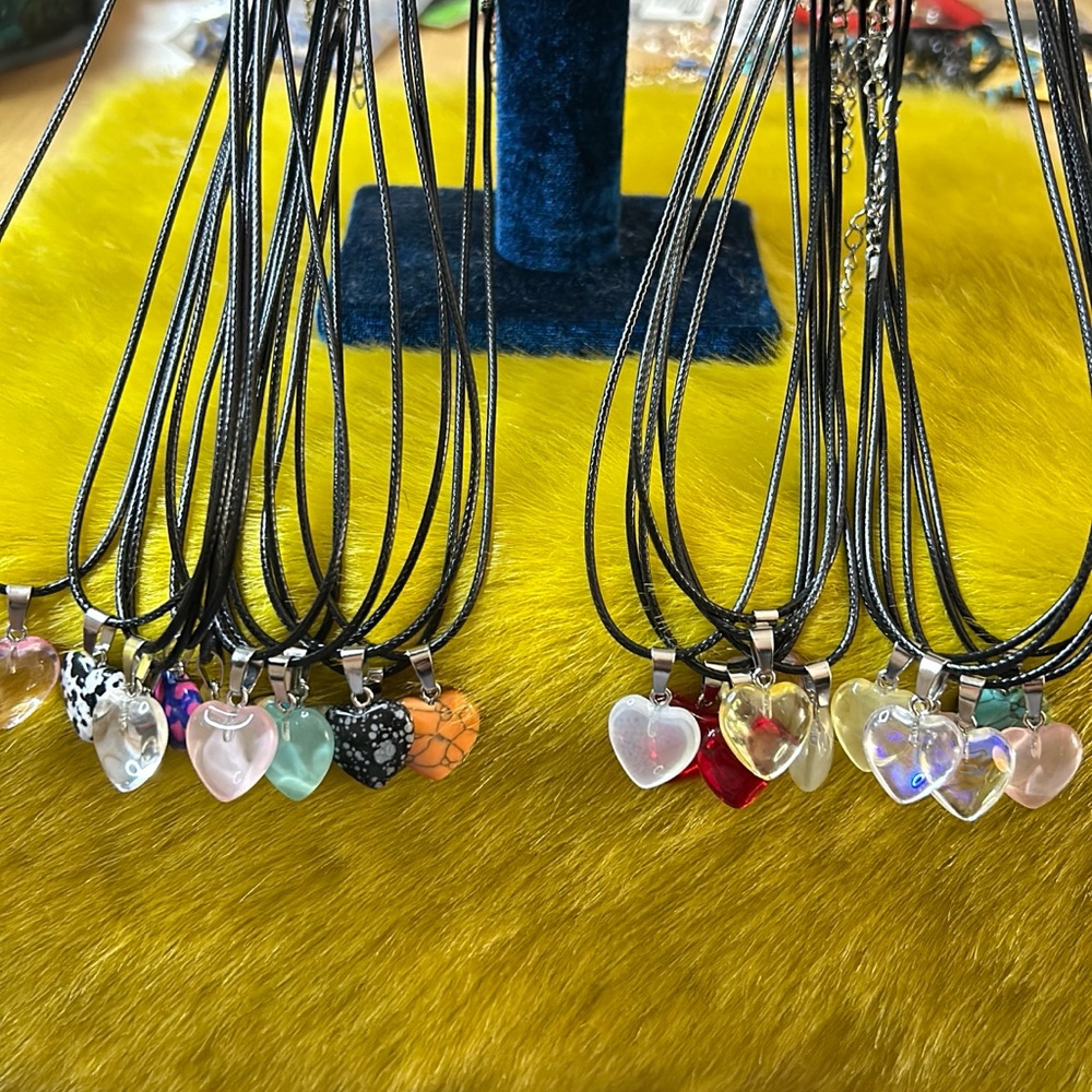 Heart shaped pendant. Necklace